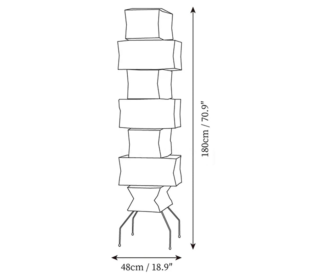 Akari UF4-L10 Floor Lamp