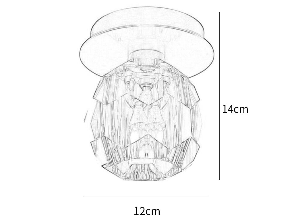 Boule De Cristal Ceiling Light