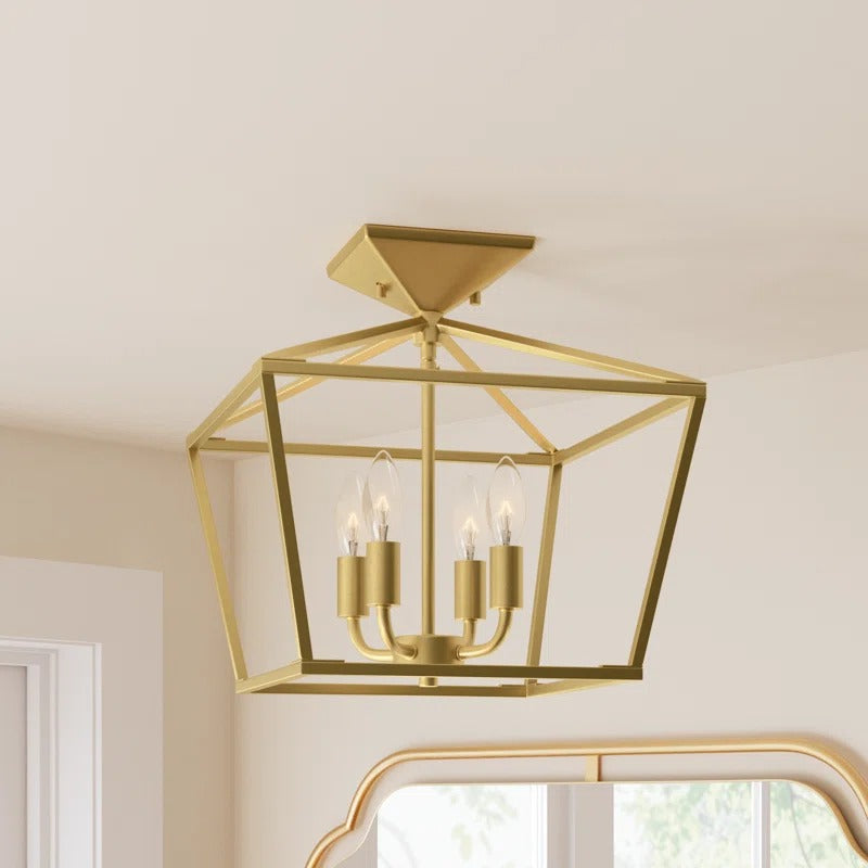 Clifton Farmhouse 4-lichts metalen plafondlamp scene1.webp__PID:8111be8e-6321-4a9b-92bc-f841f766b106