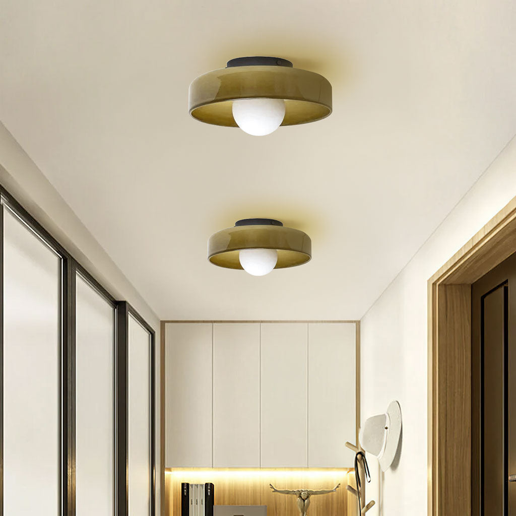 morrow glass disc light ceiling brown.jpg__PID:b6b8c04c-02d0-476f-aa49-9f7e21cb4a0e
