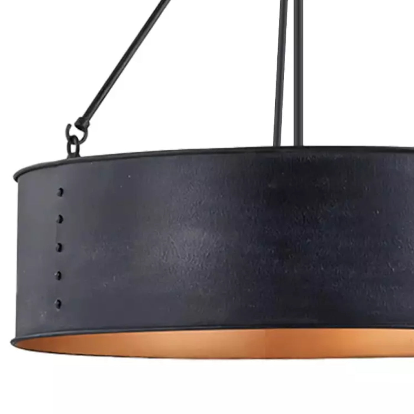 Grayson industriële metalen zwarte trommel hanglamp detail1.webp__PID:2d8a26c2-5104-4470-be82-f8c339f22c65