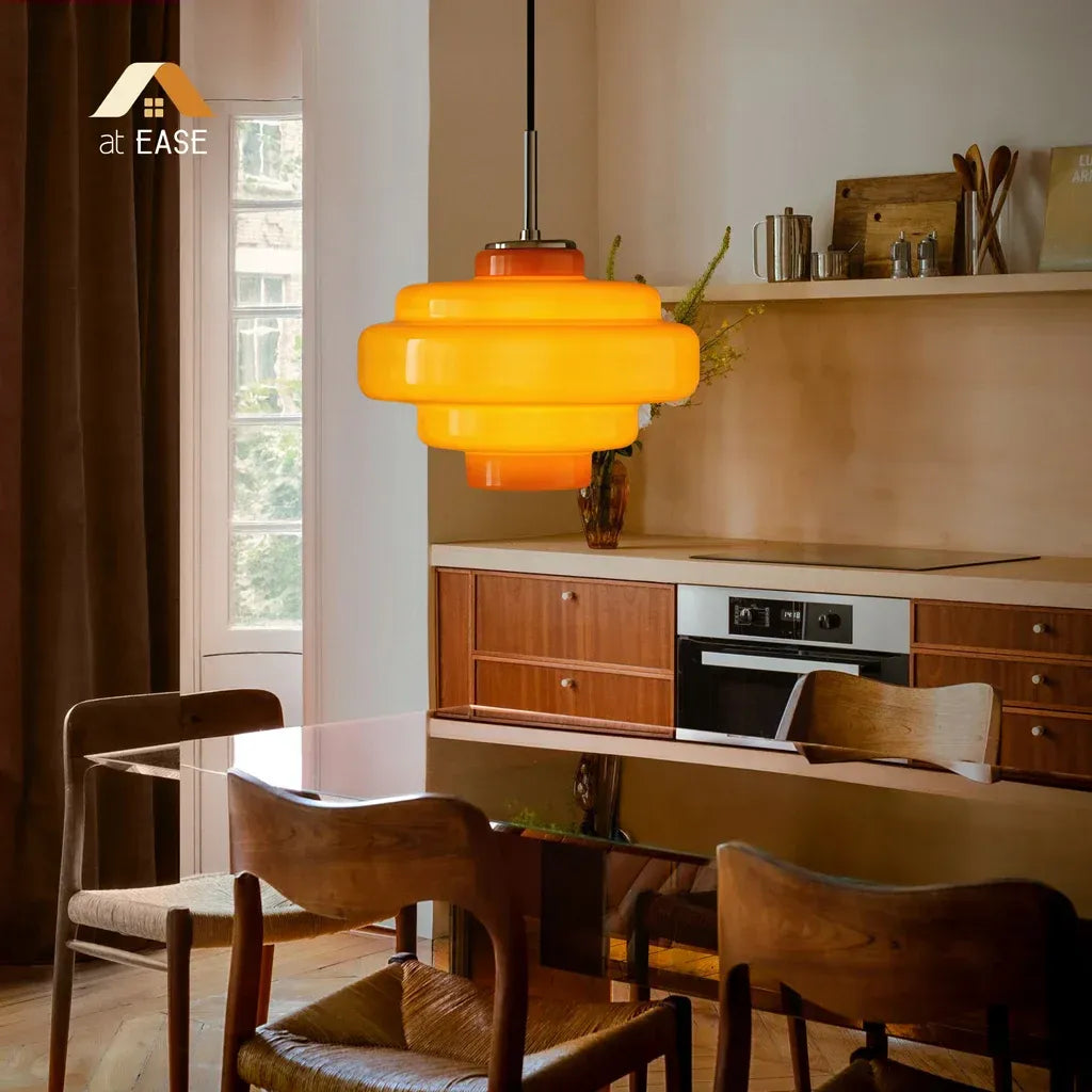 Valenra Macaron Orange Glass Pendant Light scene11.webp__PID:0a49b201-6c85-4d07-99b7-7a2278f769b3