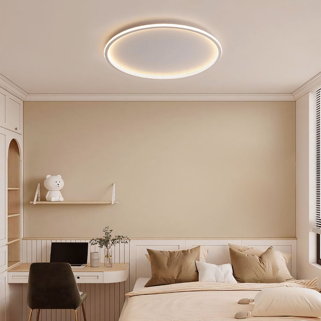 Zev Round Hollow Ceiling Light biała sypialnia.jpg__PID:3962ebd7-e59a-4c6c-b272-17ad5db12030