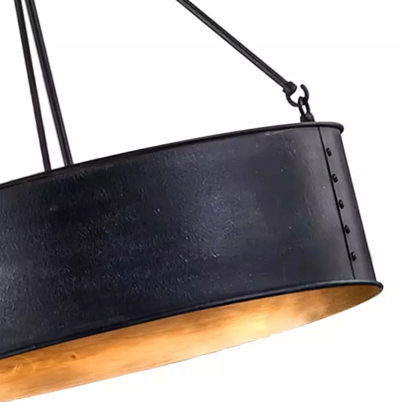 Grayson industriële metalen zwarte trommel hanglamp detail3.webp__PID:26c25104-b470-4e82-b8c3-39f22c65c7f1