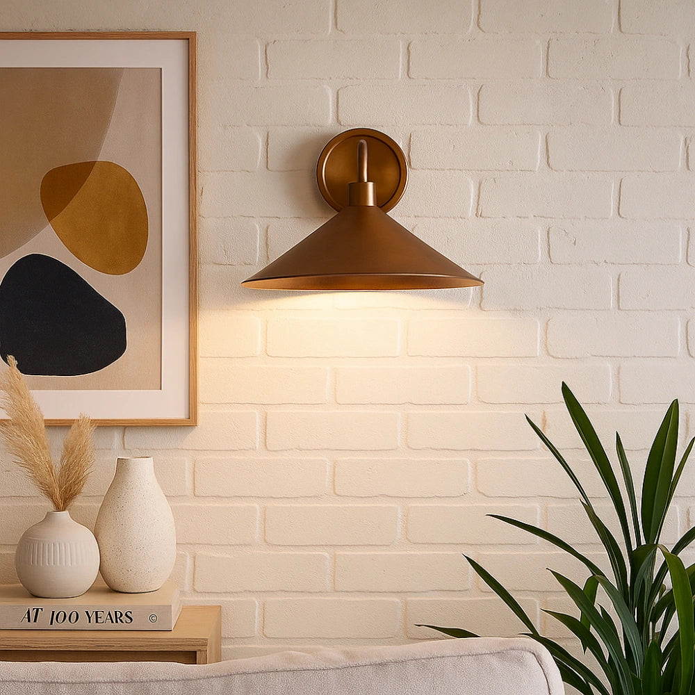 Lampa ścienna Rhett Vintage Metal Cone1.webp__PID:839d416d-95f4-4b83-a542-decae9428183