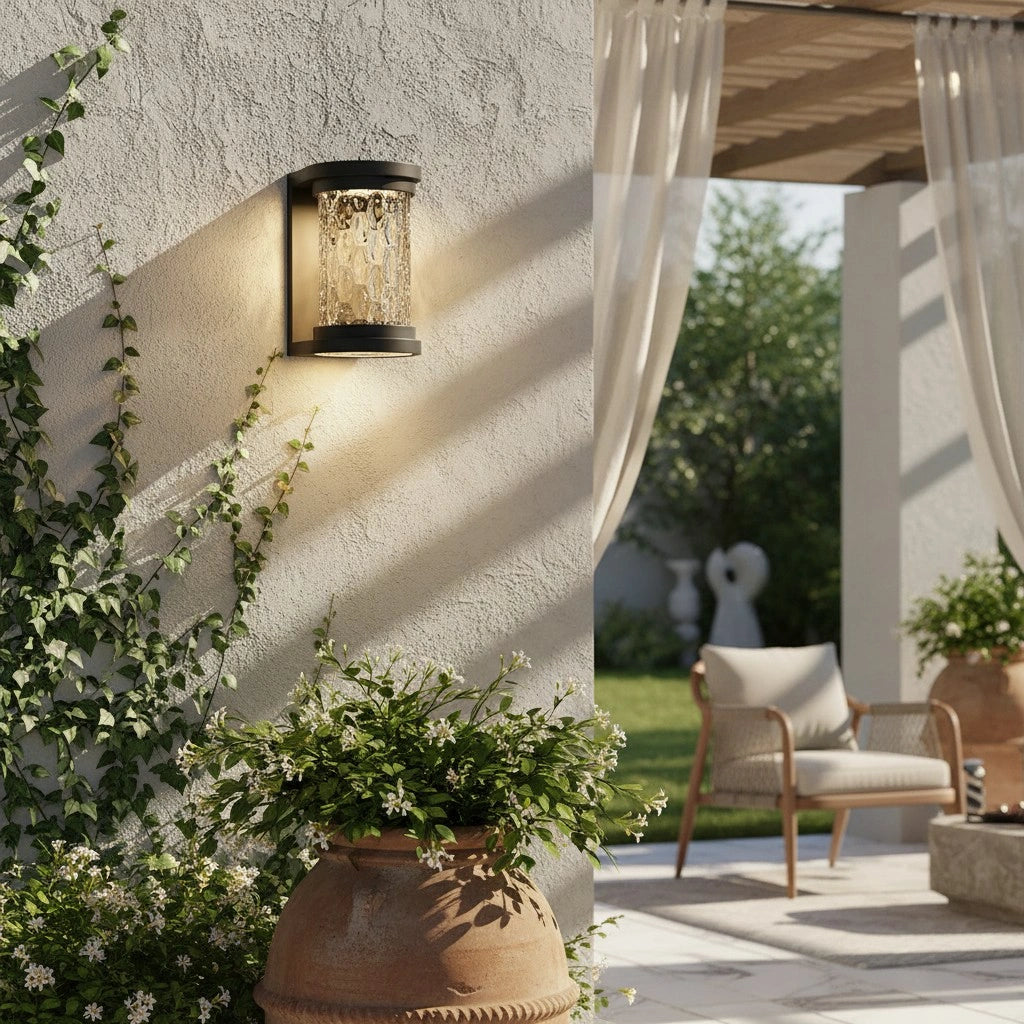 Drew Outdoor Bubble Glass Cylindrical Wall Lamp101.webp__PID:9523753c-4b38-466c-acfc-53a6dab861dc