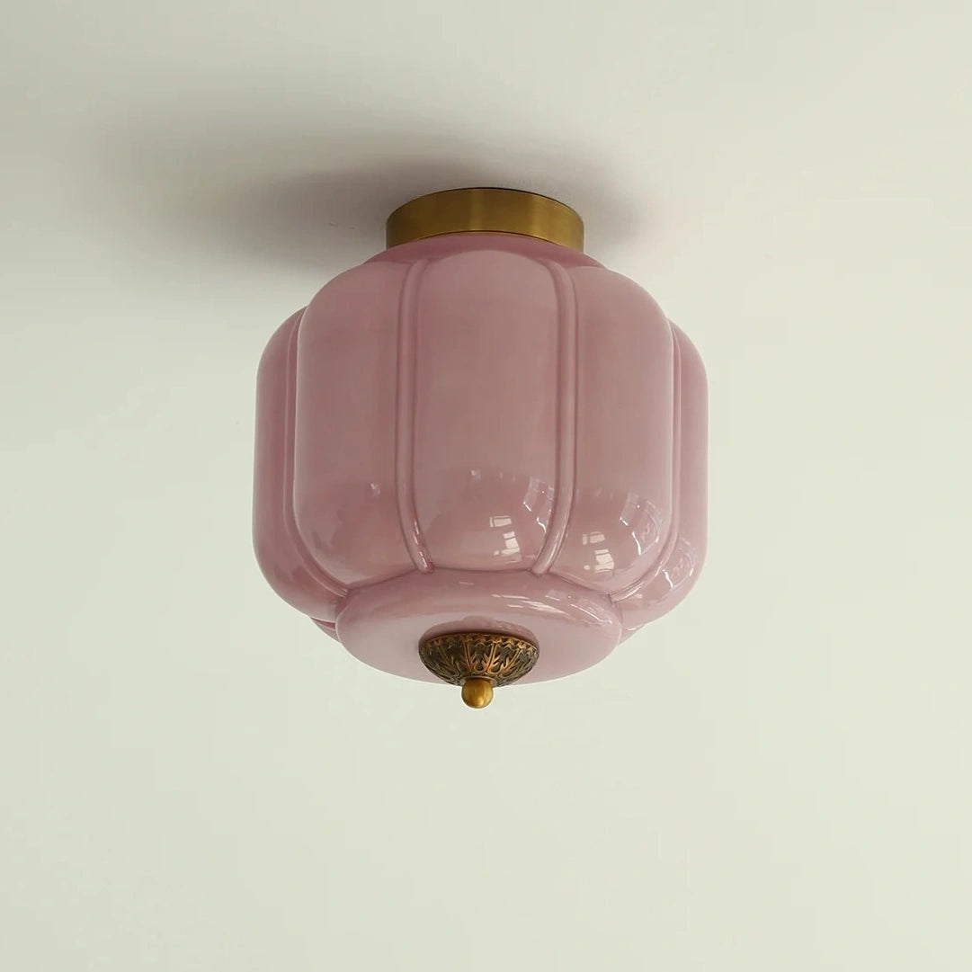 Plafonnier lanterne en verre crème vintage Karen rose off.webp__PID:1343a663-70d2-40e1-b292-88a363fbad9e