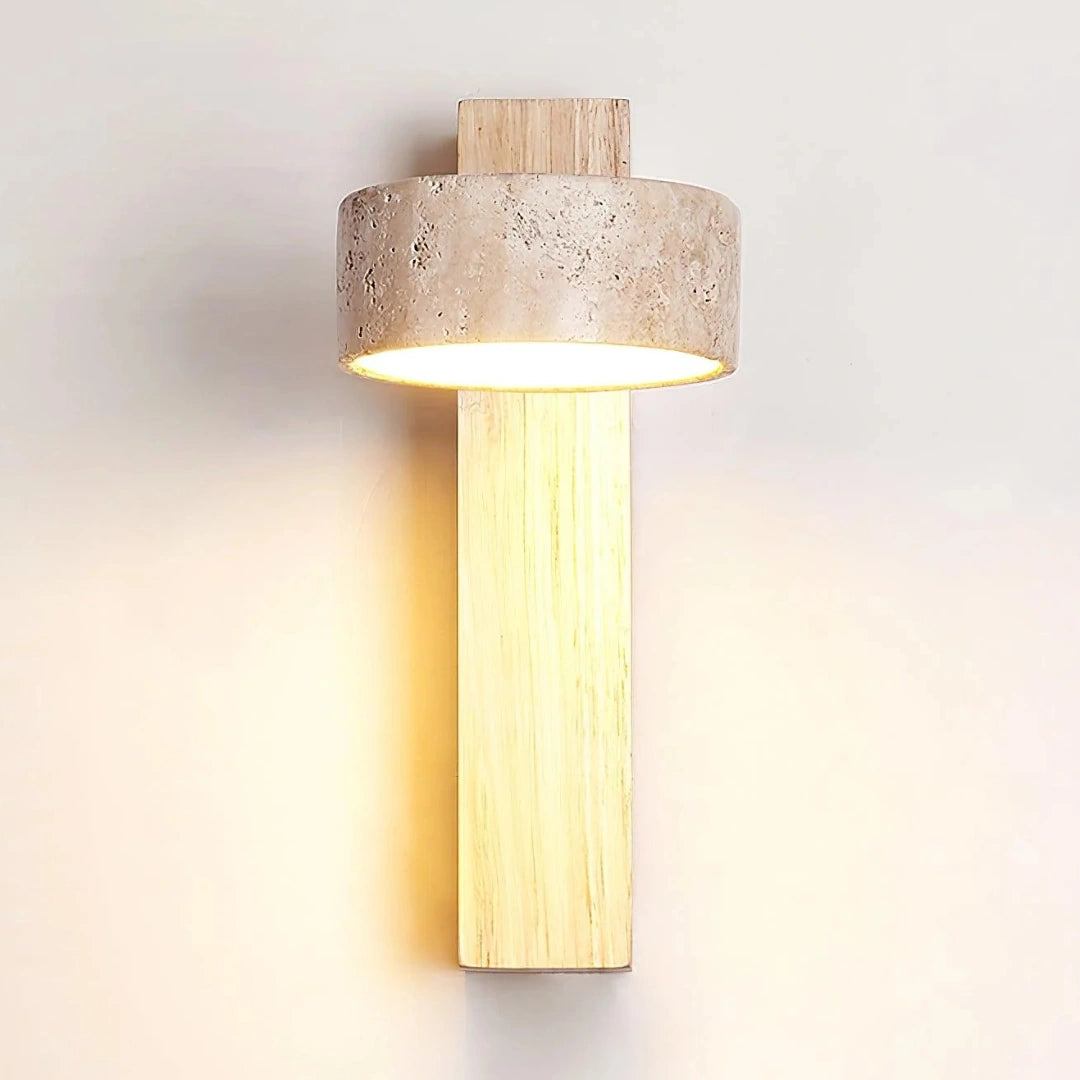 Shawna Wabi Sabi natuurlijke travertijn LED-wandkandelaar hout.webp__PID:ec42b4f1-4c7c-4bc9-aa92-20ab452f4db6
