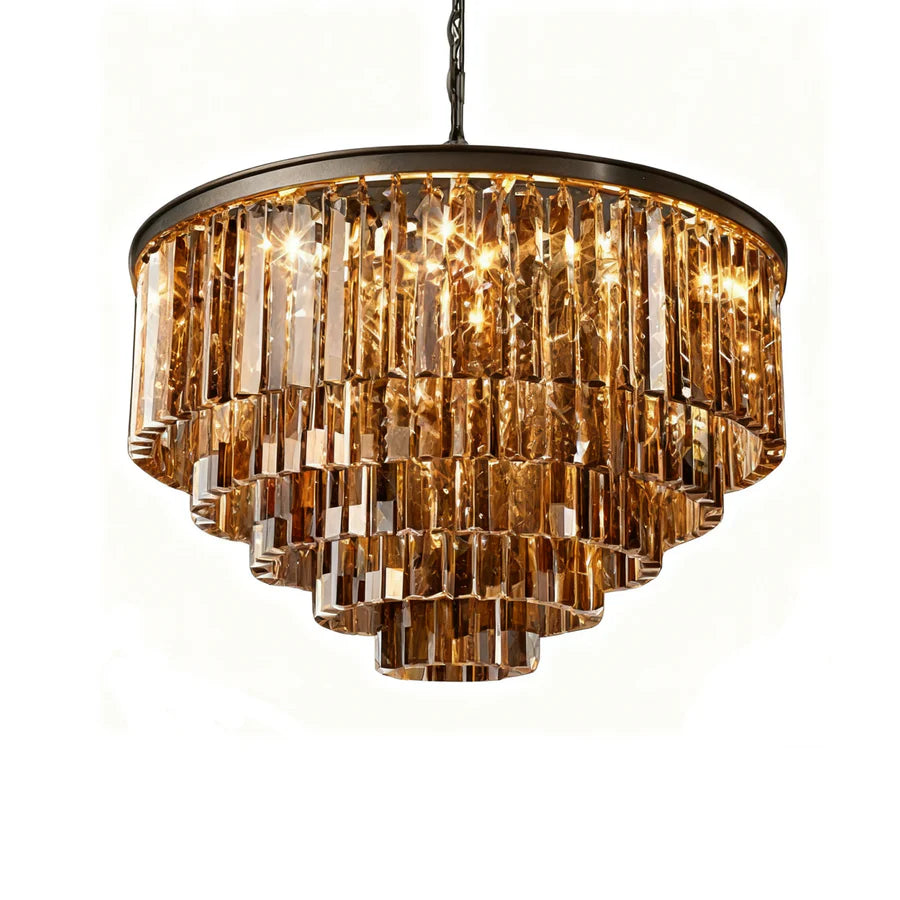 Lampadario a tamburo Kira vintage in metallo e cristallo di lusso sku10.webp__PID:7393ce2f-080e-4969-9143-9955fc95f124