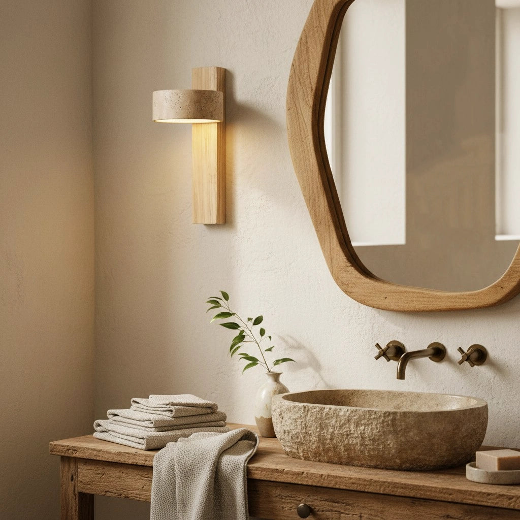 Shawna Wabi Sabi natuurlijke travertijn LED-wandkandelaar8.webp__PID:94707466-3a86-4b9b-8114-2a7ac90db63f
