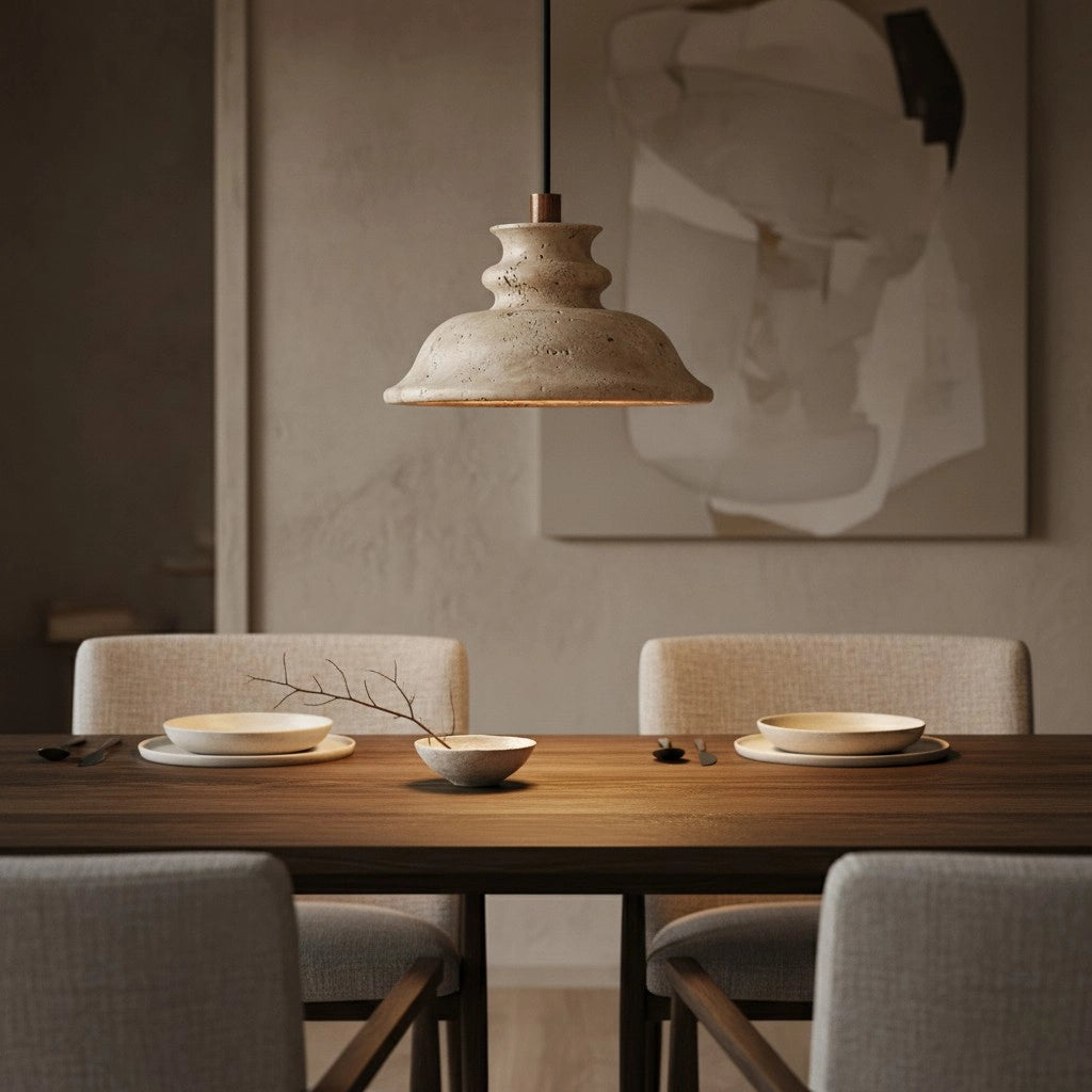 Lampe suspendue en travertin Maja Wabi-Sabi Bell9.webp__PID:9124be96-184a-46d1-9395-04e31ff63963