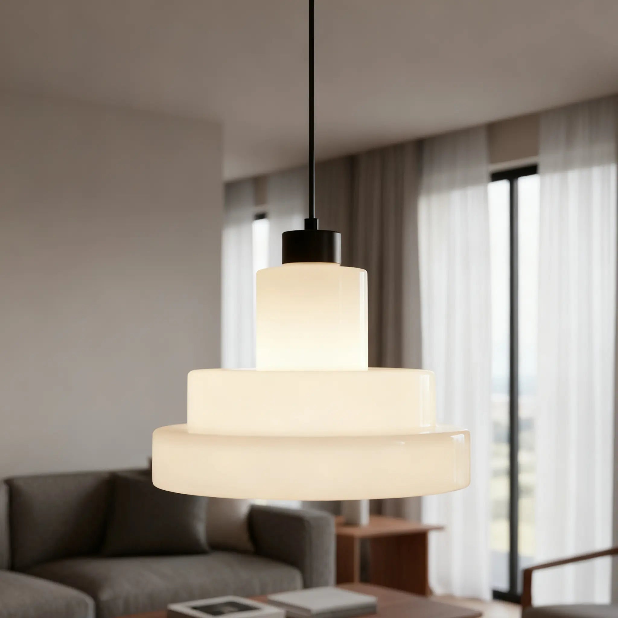 Arvin Multi Tiered Cake Glass Pendant Light26.webp__PID:ce6e11f0-2e2b-4a65-8388-c101f07dac92