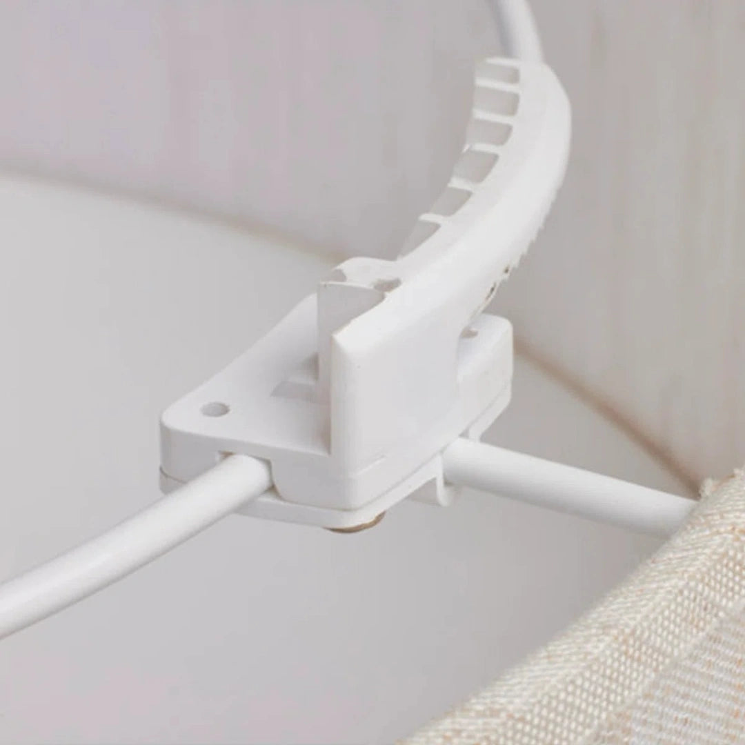 Minimalistyczna lampa sufitowa LED Linen Drum Carter detal1.webp__PID:ff1fbd1a-2259-422b-b6de-9adfba4b0a85