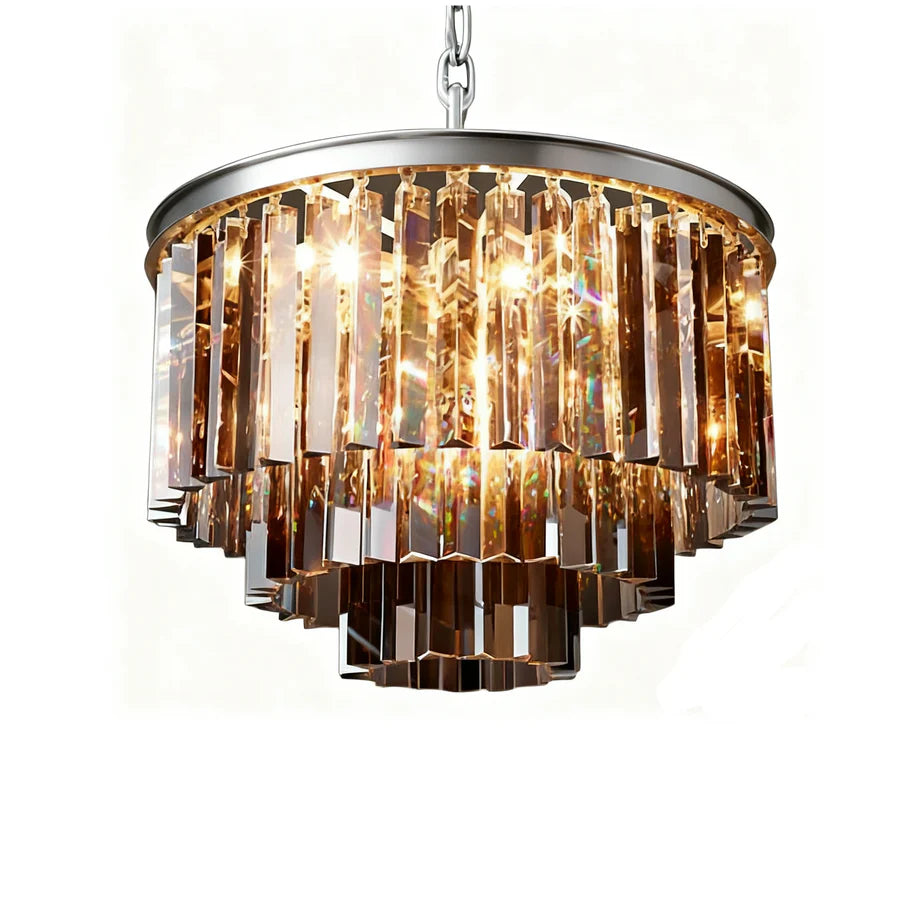Lampadario Kira vintage di lusso in metallo e cristallo a forma di tamburo sku1.webp__PID:cf9723c4-ba87-4c07-bc5d-7be672641abe