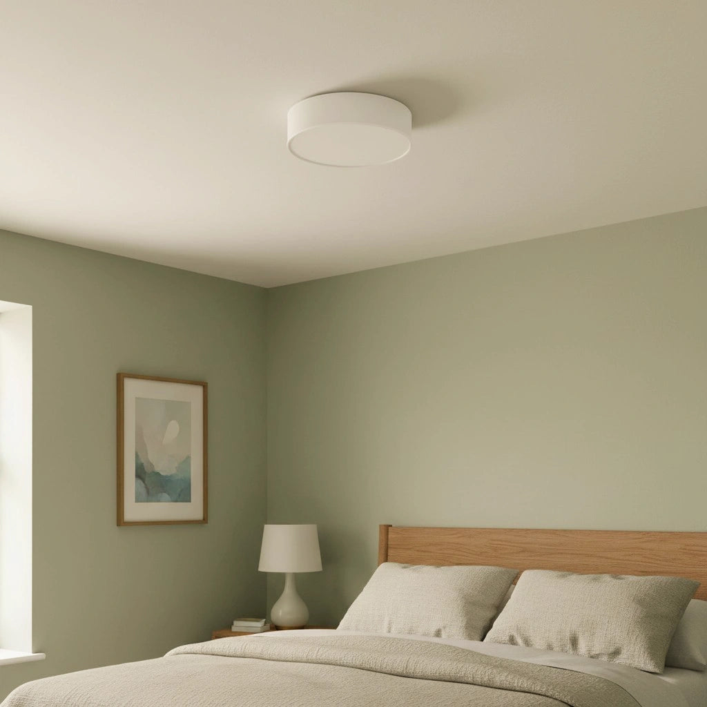 Minimalistyczna lampa sufitowa LED Linen Drum Carter1.webp__PID:9adfba4b-0a85-400a-89b7-ff143db6973c
