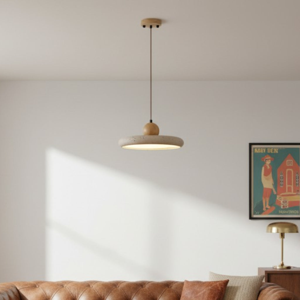 Katriina Vintage Travertine Circle Lampa wisząca4.webp__PID:0c7dd61e-6bca-4cd1-bca9-4840f0191cab