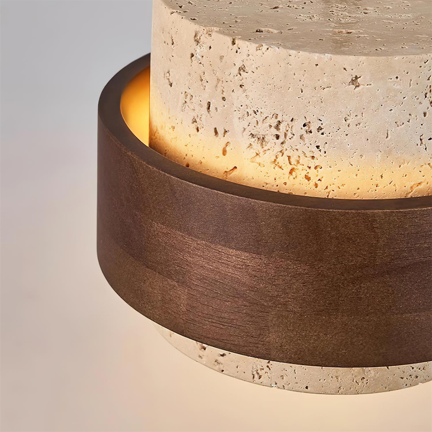 Lampa wisząca ścienna z litego drewna jaspisowego, cylindryczna, warstwowa (1).jpg__PID:005822e0-b067-4bf6-b83b-a1d79b3e7e85