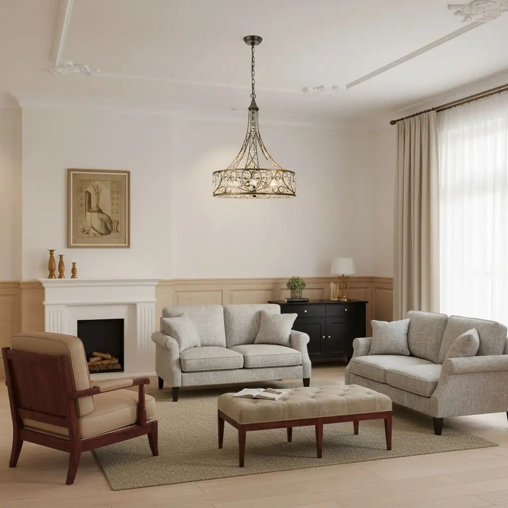 Luksusowy żyrandol Arden z 6 jasnymi kryształami w kształcie bębna8.webp__PID:5c8b7c03-fc64-4851-8694-d7db01fc50aa