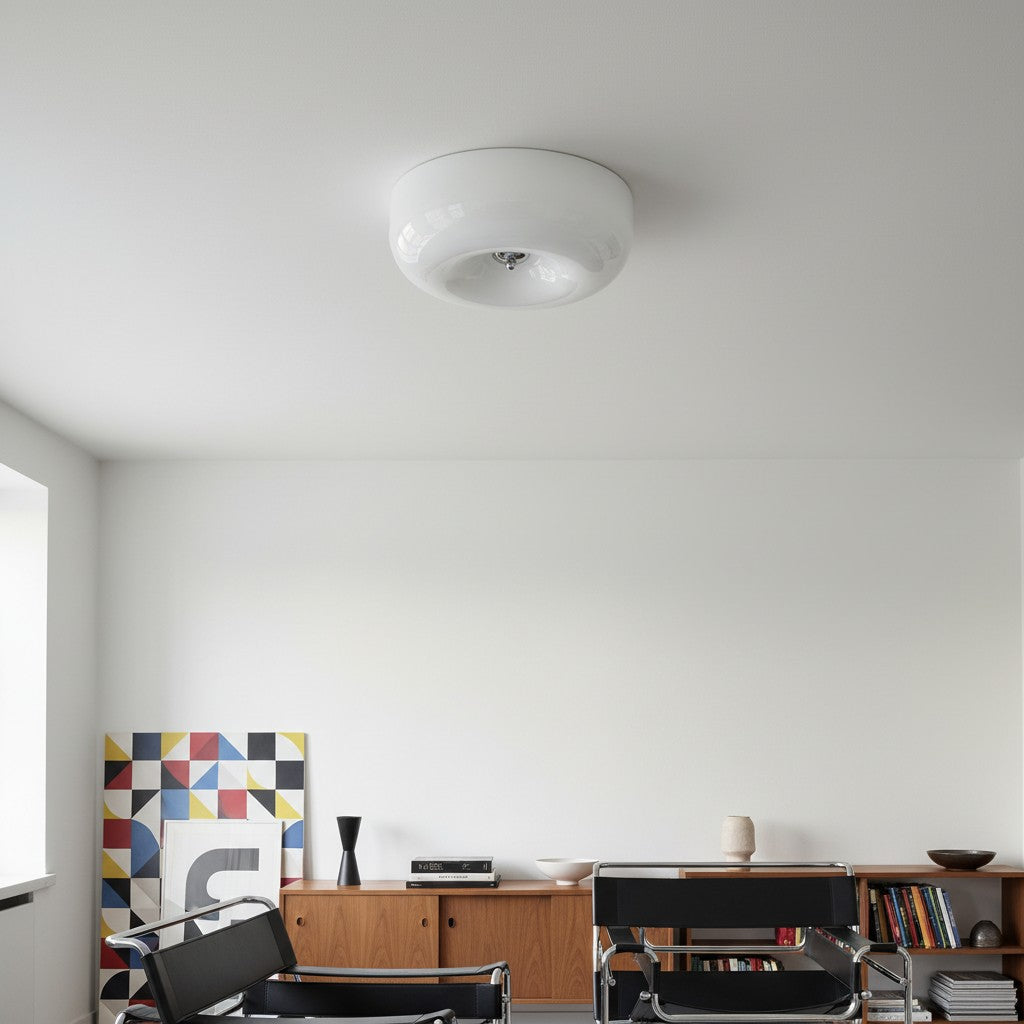 Lampada da soffitto rotonda in vetro moderno Bauhaus Halcyon5.webp__PID:117d6e77-0f51-4b78-902d-ee04a9b1ac3a