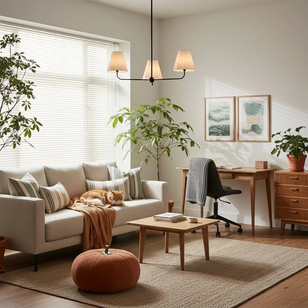 Lampadario lineare moderno in tessuto Julian-3head 7.webp__PID:c6062984-2daf-48e4-b949-19e14708fb69