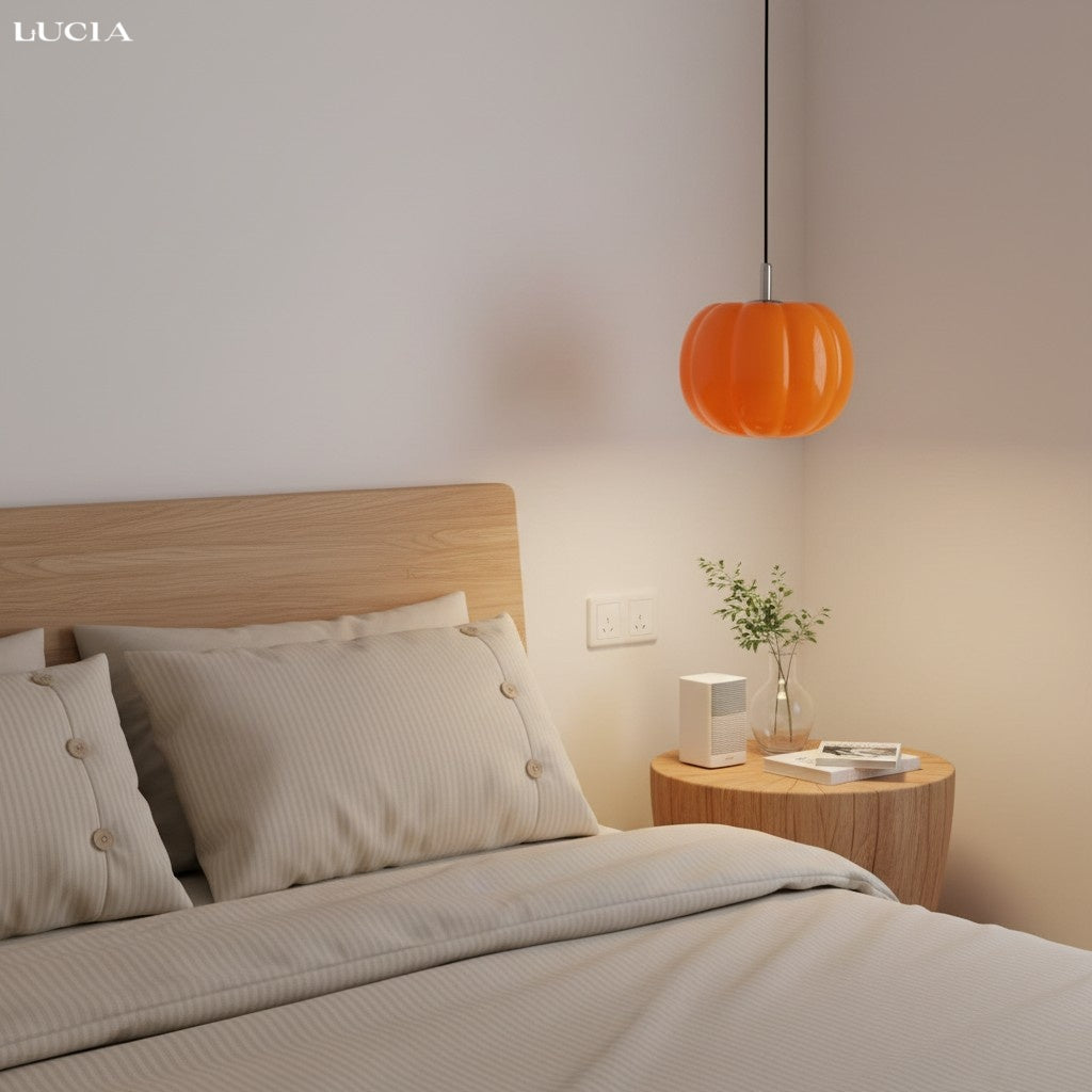 Lampada a sospensione moderna in vetro colorato Cronus Pumpkin (6).jpg__PID:715098be-984b-42ba-9b2e-009bbd9b55d5