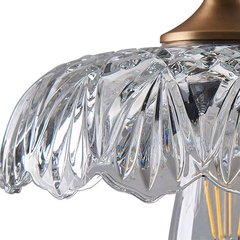 Sylvie Vintage Glass Brass Flower Pendant Light3.webp__PID:e5bccee5-8c42-4521-ae39-a2a9c86ef49f