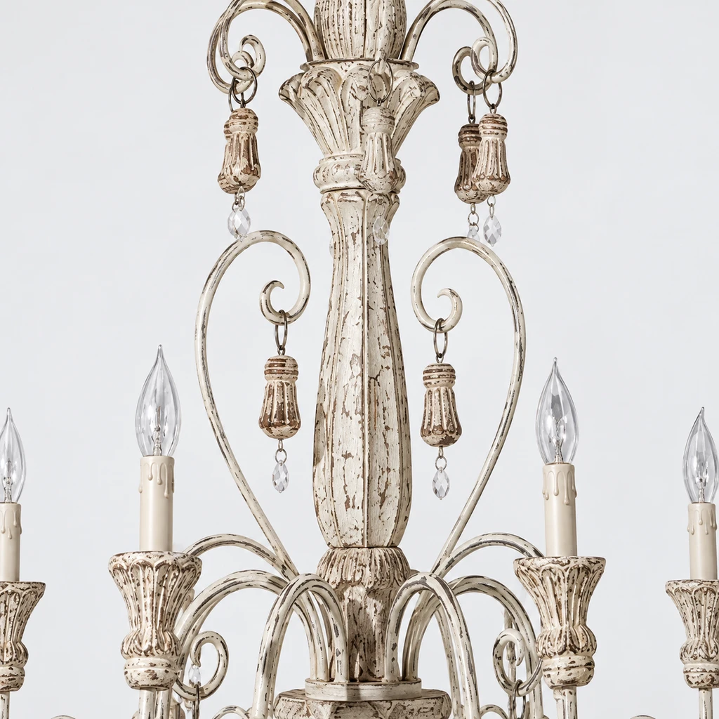 Close detail of the carved central column